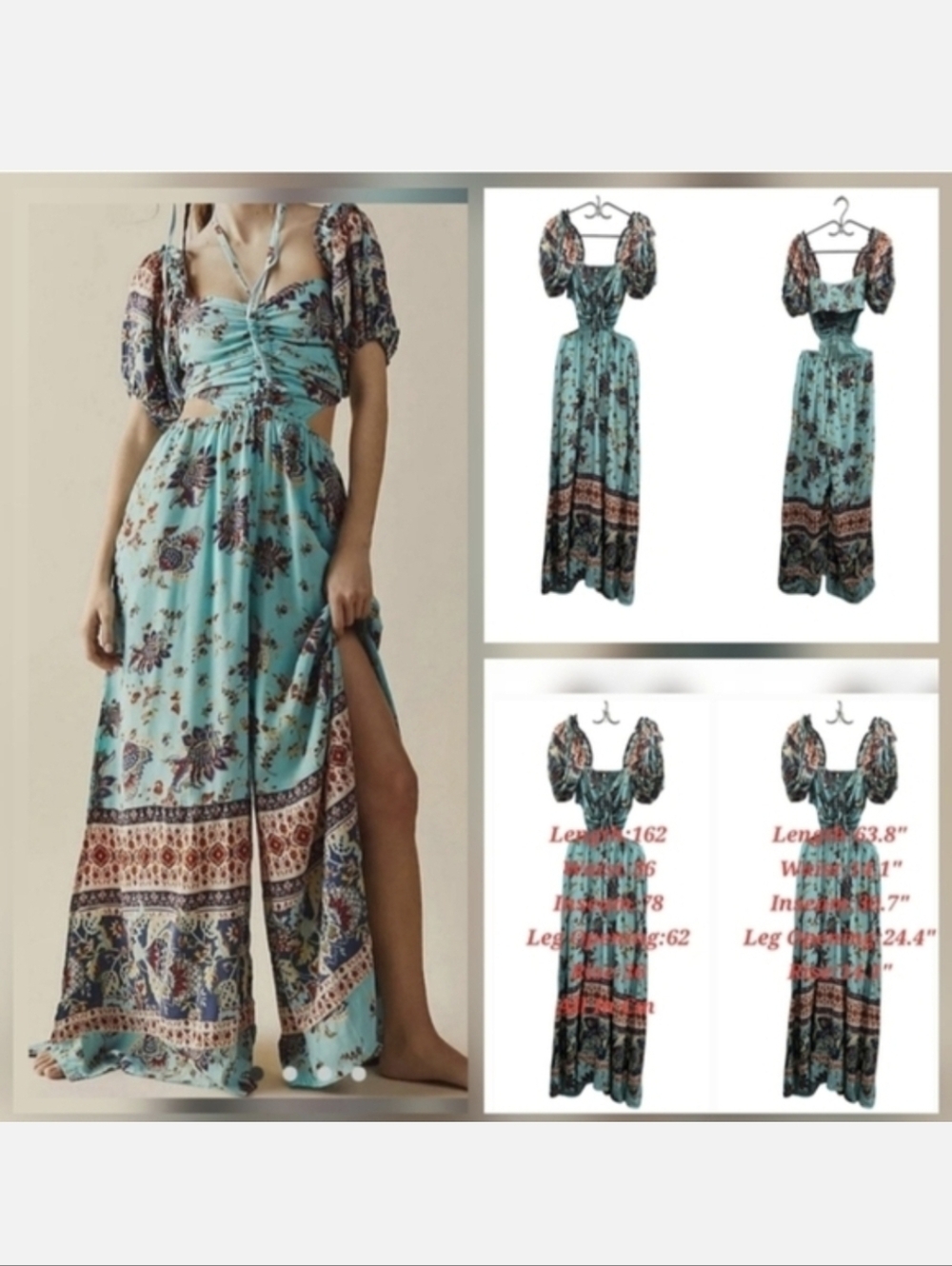 Free People Bali Citrus Skies One-Piece Size S/M